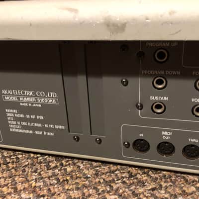 super rare Akai S1000KB MIDI Stereo Keyboard Digital Sampler Synthesizer Vintage Japan, Lotharek USB FLoppy SD Card Emulator image 15