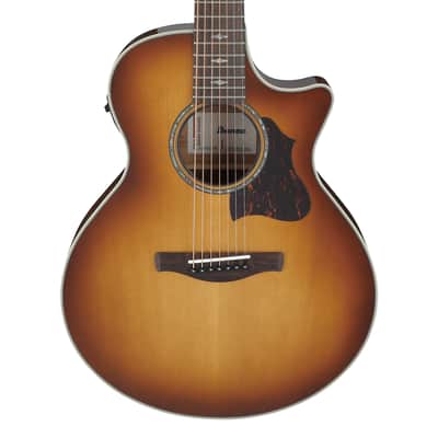 Used Ibanez AE3007FMH 7-String A/E Guitar - Tobacco Edge Burst image 1