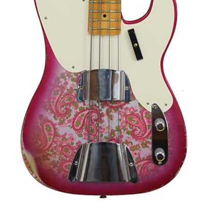 Fender Precision Bass 51 Relic Pink Paisley | Reverb
