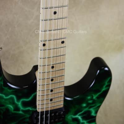 Dean USA Custom Shop 74 Green Demon NAMM Guitar image 9