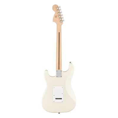Used Squier Affinity Series Stratocaster - Olympic White w/ Maple FB image 8