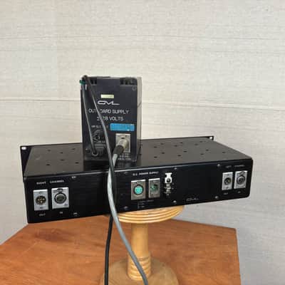 GML 8200 2-Channel Parametric Equalizer with Power Supply 1990s - Black image 2