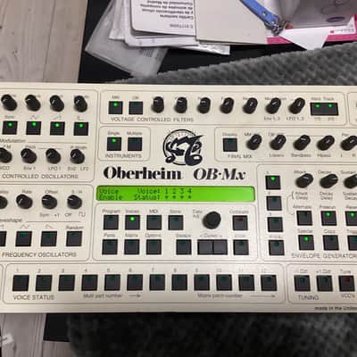 Oberheim OB-Mx Rackmount 4-Voice Synthesizer 1994 - White
