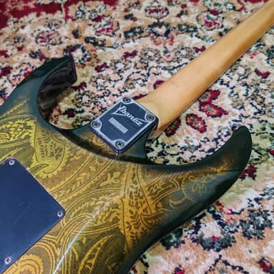 *RARE* 1990 Ibanez RG760 BK-P Black Paisley w/ Matching Headstock, FujiGen Japan MIJ 🔥 image 18