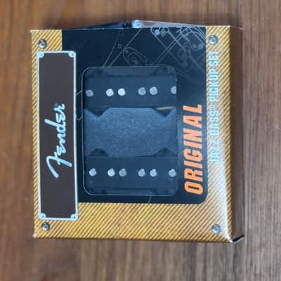 Fender 099-2123-000 Original Jazz Bass Pickup Set 2010s - Black image 1