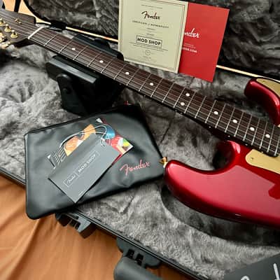 Fender Mod Shop Stratocaster 2024 - Candy Apple Red Metallic image 14
