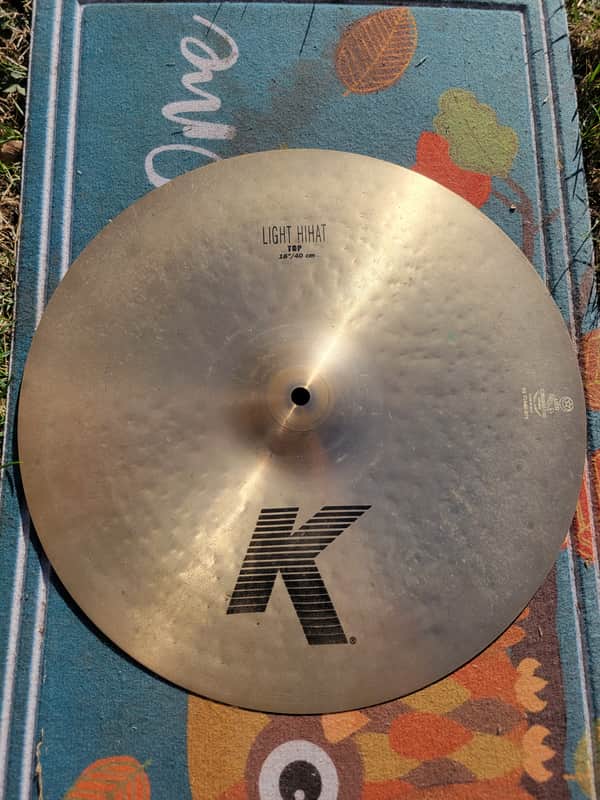 Zildjian 16" K Light Hi hat (top) 2015 - Traditional image 1