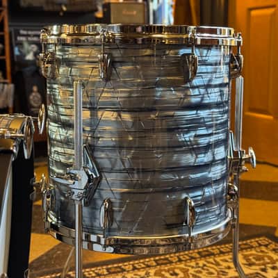 NEW Gretsch USA Custom Drum Set in Sky Blue Pearl - 14x18, 8x12, 14x14 image 10