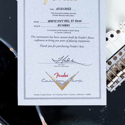 2022 Fender Custom Shop Wildwood 10 Limited Edition 1957 Stratocaster Heavy Relic Dark British Racing Green, Featherweight image 17