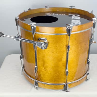 Vintage Premier Birch Bass drum – 1970s – Natural Gloss Finish – Made in England image 5