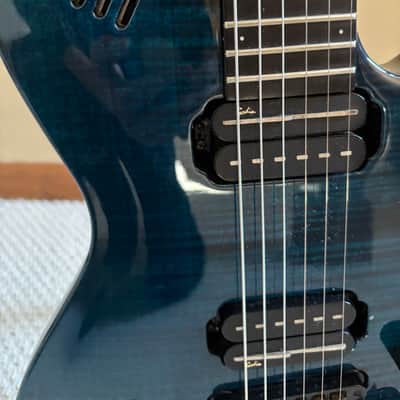 Godin  LGX 1999 Pacific Blue with Piezo Acoustic Hybrid, RARE image 8