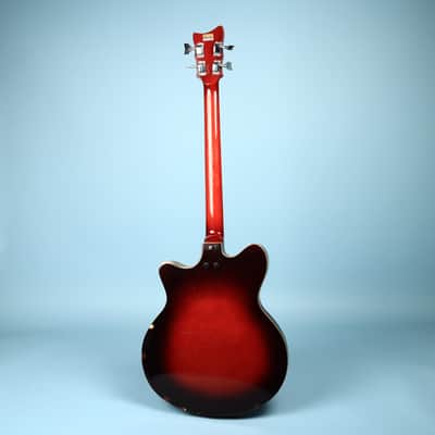 Vintage 1960's Bruno Royal Artist Hollow Body Bass Guitar image 17