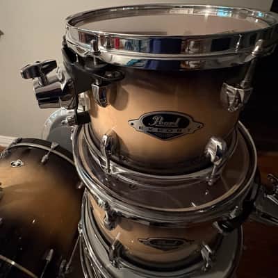 Pearl EXX725/C31 Export EXX 10 / 12 / 18 / 22 / 14x5.5" 5pc Drum Set with Hardware 2013 - 2020 - Jet Black image 5