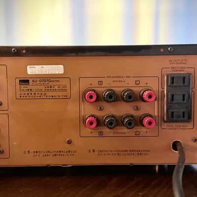 🎶✨ Sansui AU-D707G Extra Integrated Amplifier w/ Wood Cabinet