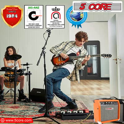 5 Core Guitar AMP 10W 1x5" Electric Guitar Amplifier Classical Practice Bass Acoustic Guitar Combo GA 10 ORG image 12