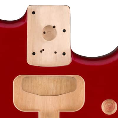 Fender Deluxe Series Stratocaster HSH Alder Body 2 Point Bridge Mount, Candy Apple Red image 9