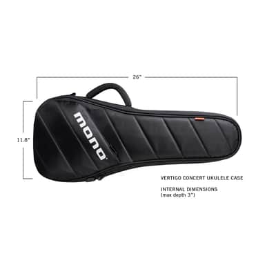 MONO M80 Vertigo Concert Ukulele Case, Black image 4