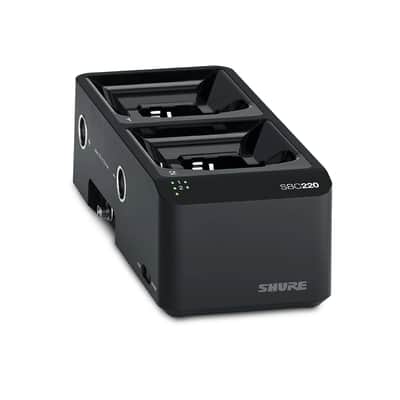 Shure SBC220 2-Bay Networked Docking Charger without Power Supply