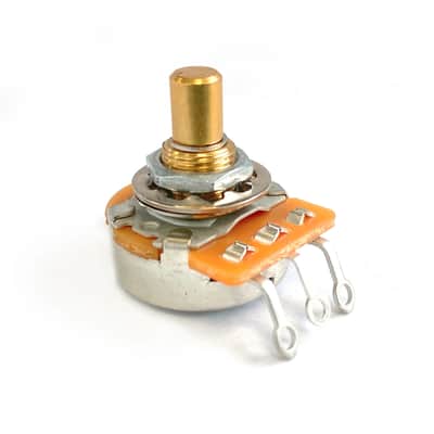 AxLabs Potentiometer - 250K Audio Taper, Short Solid 3/8" Shaft