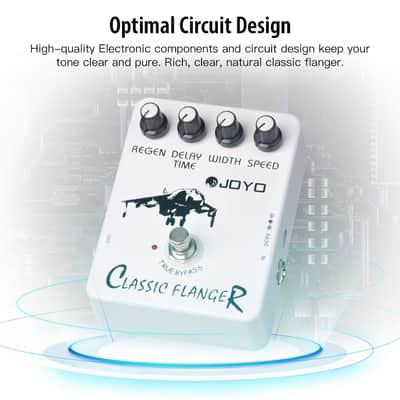 Joyo JF-07 Classic Flanger Guitar Pedal, BBD Circuit with Metallic Flange & Chorus-Vibrato Tones for Electric Guitar, True Bypass (Price includes the import duty for US buyer) image 3