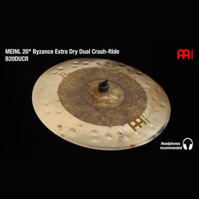 Meinl Byzance Dual Crash Ride Cymbal 20" image 2