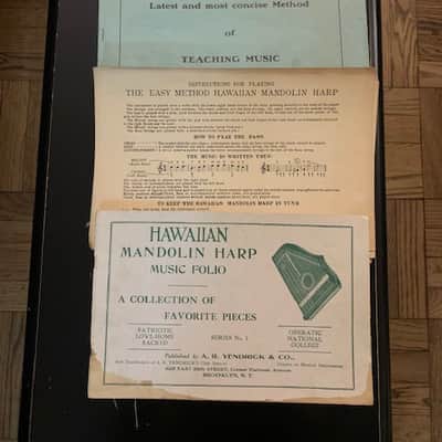 Hawaiian Mandolin Harp A. R. Yendricks & Co. Club Special 1920's - Natural image 6