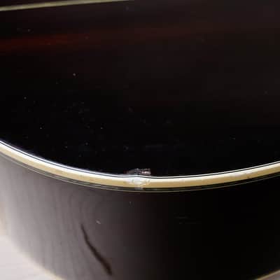 Suzuki Three S W-300 Acoustic Guitar MIJ 1977 Natural D-35 Style Vintage Japan w/ Hard Case image 16