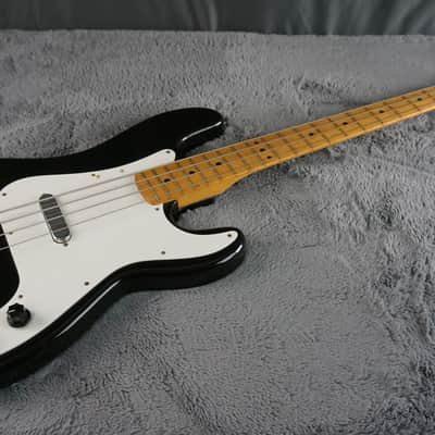 Heart Man Suzuki Precision/Musicmaster Style Bass 1970s - Black image 4