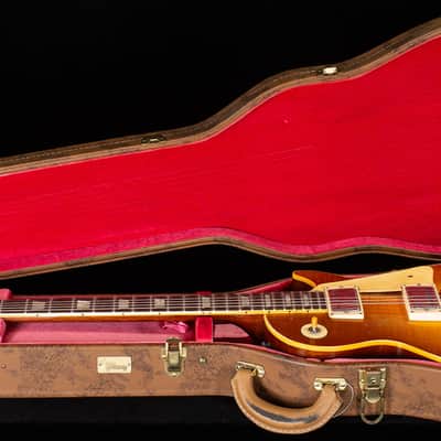 Gibson Custom Shop 1959 Les Paul Standard Mismatched Top BOTB #110 Golden Poppy Burst Murphy Lab Heavy Aged (233) image 7