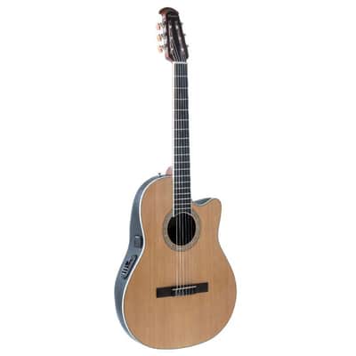 Ovation Celebrity Traditional CS24C-4 Classic Nylon A/E Guitar Natural Open Box image 2