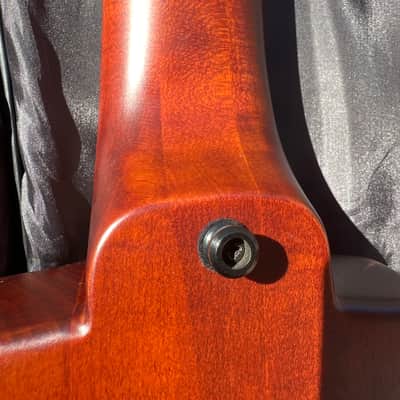 Lefty Hohner Professional B2AV WALNUT 5-string Headless Bass, Officially Licensed by Steinberger, NECK-THRU California Maple construction, with Warwick Rockbag image 7