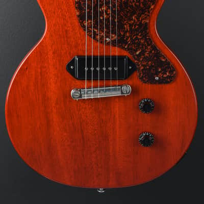 Gibson USA Les Paul Junior Double Cutaway - Vintage Cherry w/Tortoise Pickguard image 2
