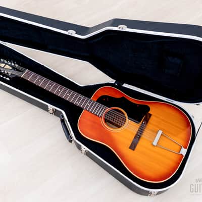 1966 GIbson B-45-12 Vintage Dreadnought 12-String Acoustic Guitar Cherry Sunburst w/ Case image 18