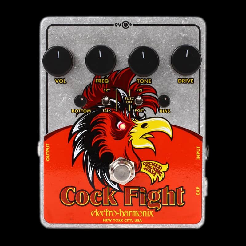 Electro-Harmonix Cock Fight Cocked Talking Wah and Fuzz Pedal image 1