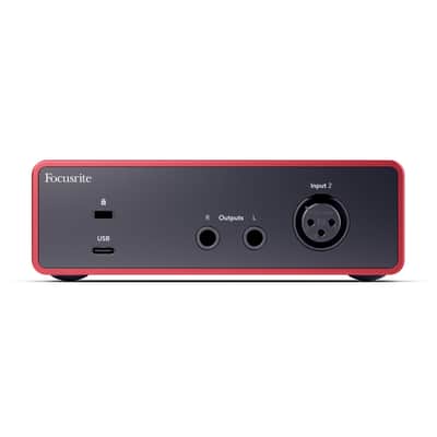 Focusrite Scarlett Solo 4th Gen USB-C Audio Interface Recording Bundle with StreamEye Cans50 Studio Headphones, BOOMARM1 Microphone Boom Arm, Gator RI-POPFILTER 6-Inch Pop Filter, and 10-Foot Balanced XLR Cable image 4
