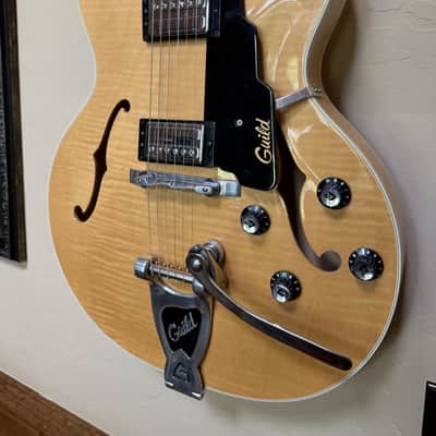 Guild Starfire III — USA-Made Blonde Flame Thinline Hollowbody w/ Vibrato, HSC image 3