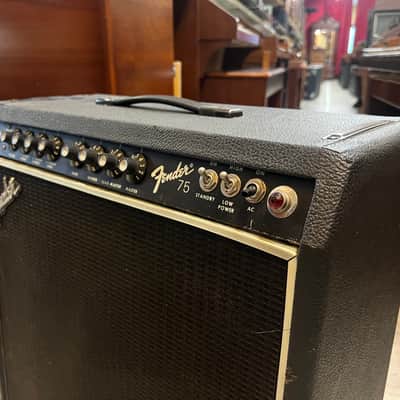 Fender 75 2-Channel 75-Watt 1x12" Guitar Combo 1980 - 1982 - Black image 5