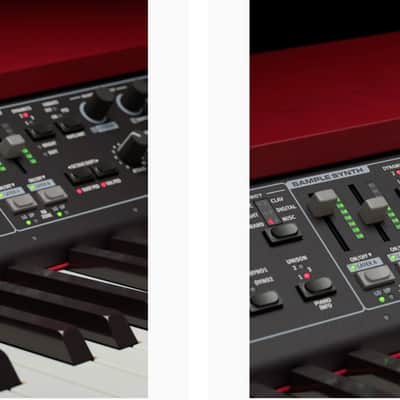 Nord Grand 2 Hammer Action 88-Key Digital Piano 2024 - Present - Red image 3
