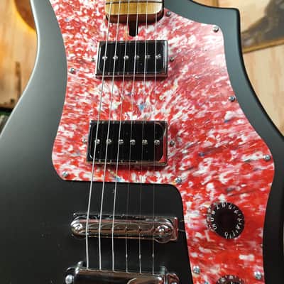 Samara Style Black Electric Guitar Rare USSR Era Tribute Custom Options image 7