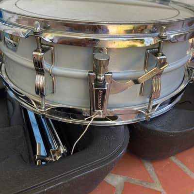 Ludwig Acrolite 5x14" 8-Lug aluminum snare drum, early 80's image 3