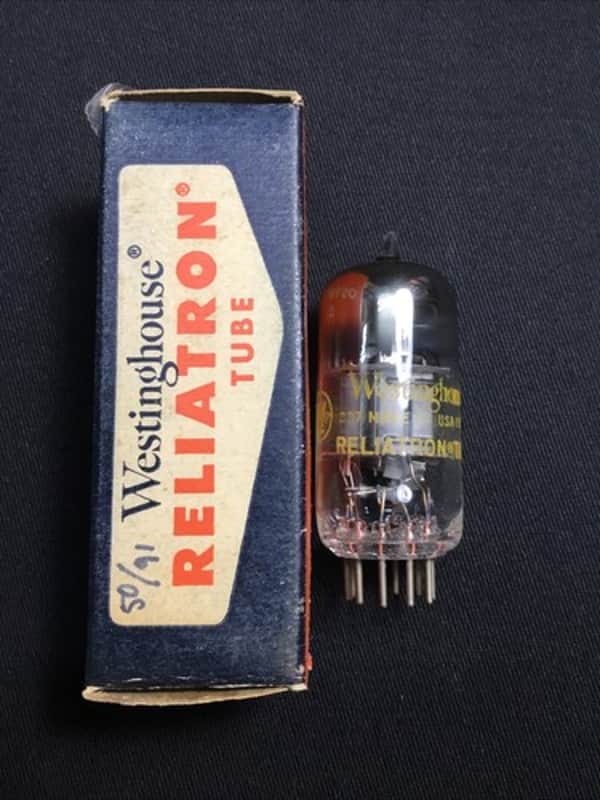 NOS WESTINGHOUSE 6AN8 Vintage AUDIO AMPLIFIER VACUUM TUBE Tested USA 7.3310-D image 1