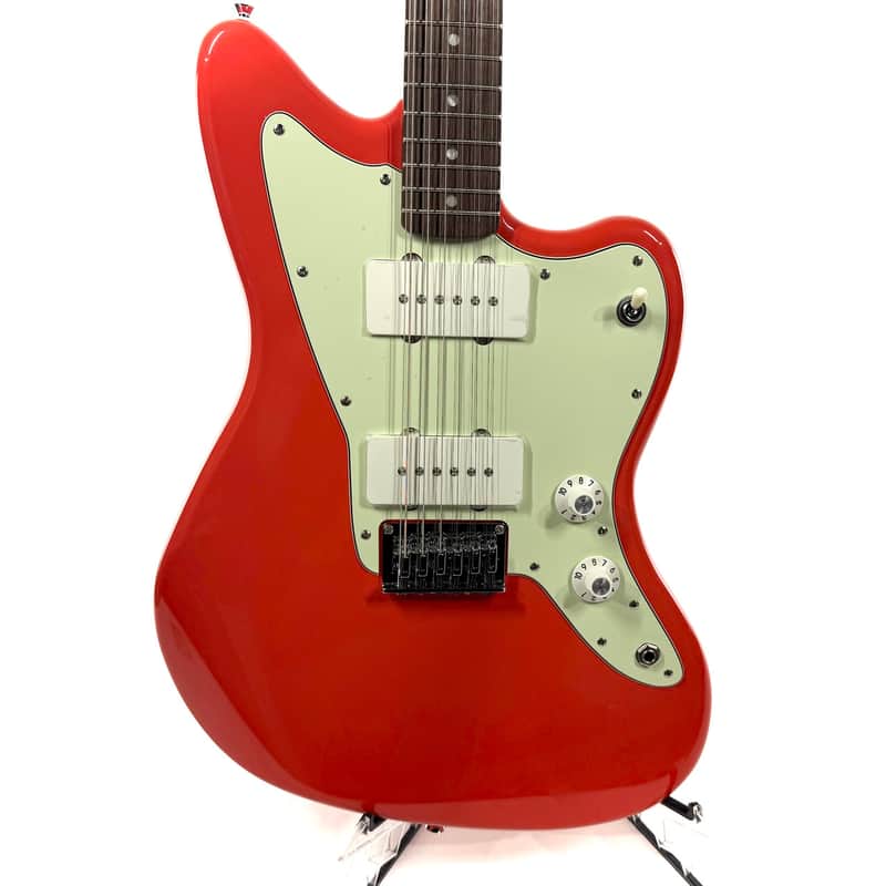 Used Squier Paranormal Jazzmaster XII 12-string Electric Guitar - Fiesta Red image 1