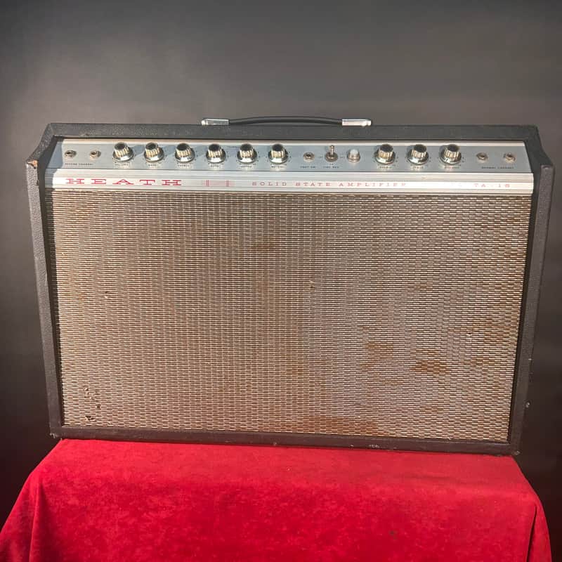 Vintage 1960s Heath TA-16 Solid State Guitar Amplifier JUST Serviced image 1