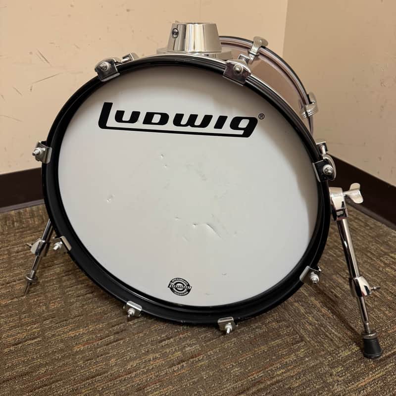 Ludwig Questlove Breakbeats Bass Kick Drum 16x14" Wine Red Sparkle image 1