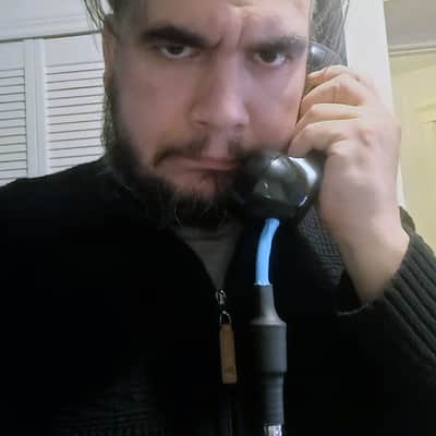 Custom Lo-Fi ‘Bell Payphone’ Microphone - Northern Electric G1 1960's Handset - Black image 6