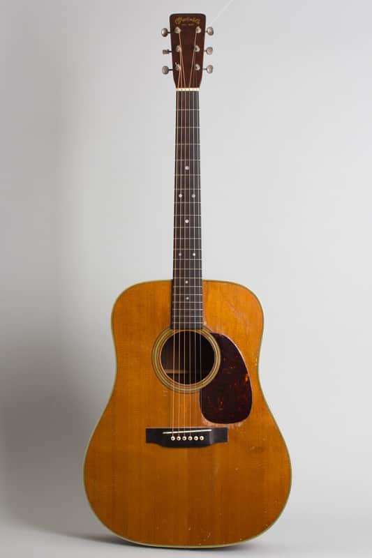 C. F. Martin D-28 Flat Top Acoustic Guitar (1954), ser. #141329, black hard shell case. image 1