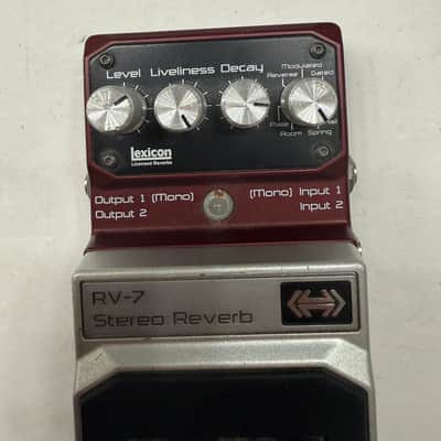 Digitech RV-7 Hardwire Stereo Reverb Digital Lexicon Guitar Effect Pedal image 2