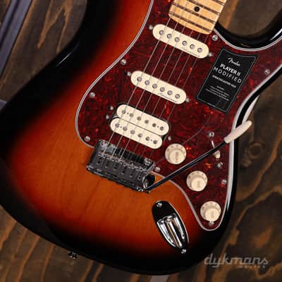 Fender Player II Modified Stratocaster HSS 3-Color Sunburst image 3