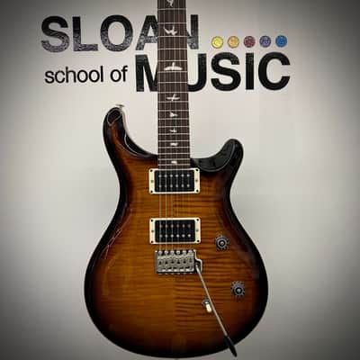 PRS CE 24 Black Sunburst w/ Black Back Custom Color image 1