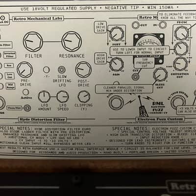 Retro Mechanical Labs Hyde Distortion Filter / EFCcv Combo Walnut - with custom 1/4” mod from RML image 5